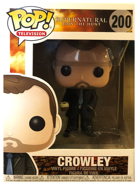Funko POP #200 Television Supernatural Crowley Figure